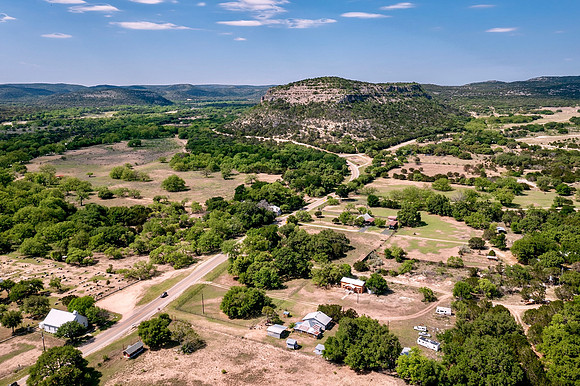 Vance, Texas with Bullhead Mountain (elev 2042 ft.) in background