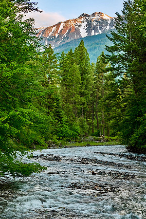 Hurricane Creek and Chief Joseph Mountain