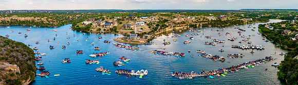 Jowell Creek arm of Possum Kingdom Lake Panoramic 1